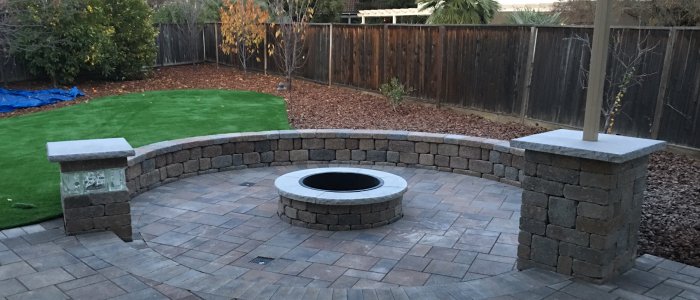 Residential Outdoor Fireplace