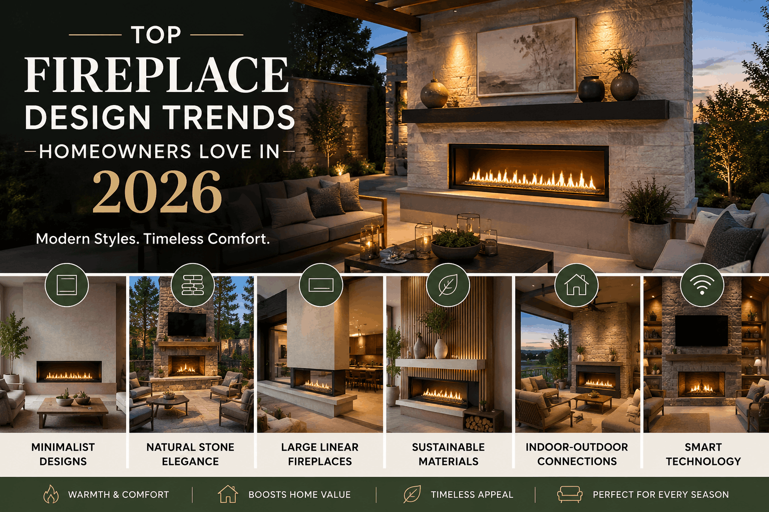 Top Fireplace Design Trends